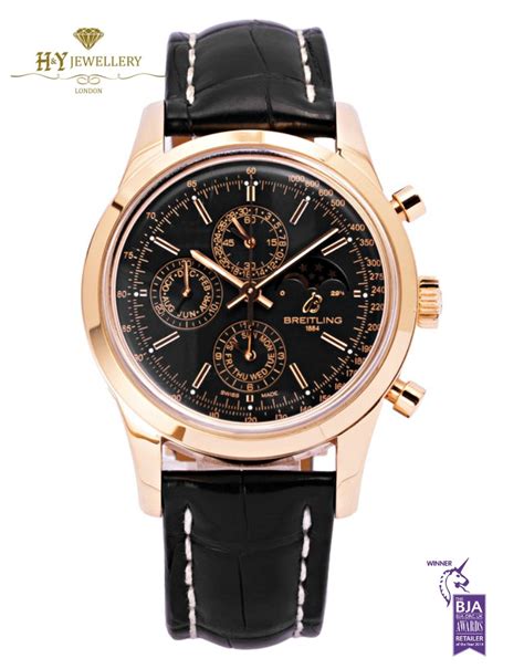 breitling transocean chronograph rose gold limited edition